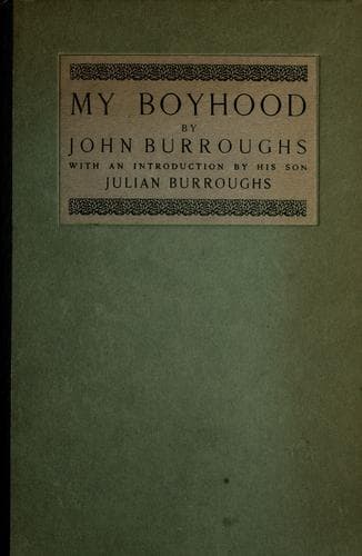 Tapa de My boyhood