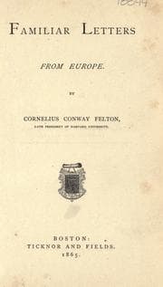 Tapa de Familiar letters from Europe