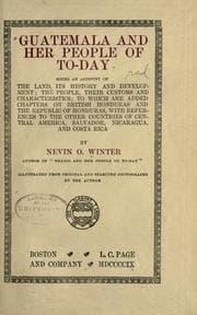 Tapa de Guatemala and her people of to-day