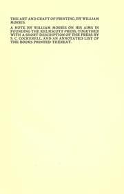 Tapa de The art and craft of printing