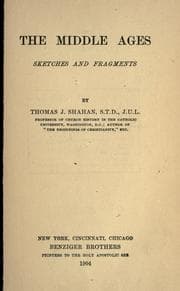 Tapa de The middle ages, sketches and fragments
