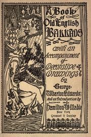 Tapa de A book of old English ballads