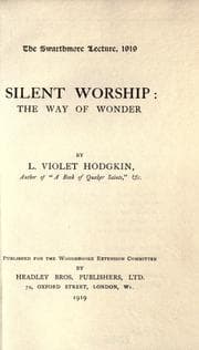 Tapa de Silent worship
