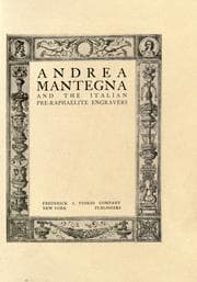 Tapa de Andrea Mantegna and the Italian pre-Raphaelite engravers