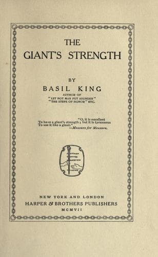 Tapa de The giant's strength
