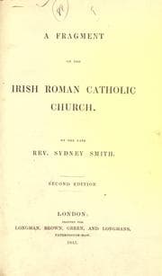 Tapa de A fragment on the Irish Roman Catholic church