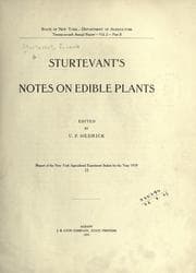 Tapa de Sturtevant's notes on edible plants