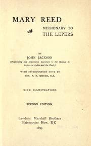 Tapa de Mary Reed, missionary to the lepers