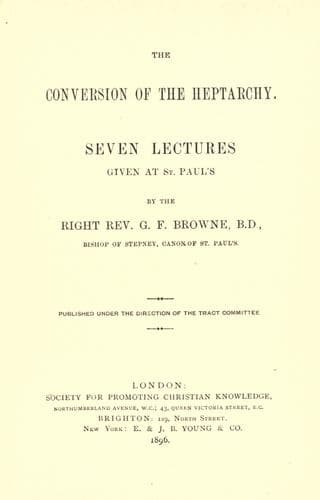 Tapa de The conversion of the Heptarchy