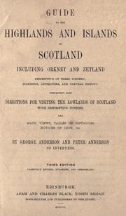Tapa de Guide to the Highlands and islands of Scotland including Orkney and Zetland