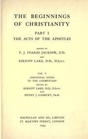 Tapa de The Beginnings of Christianity
