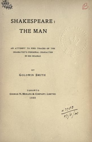 Tapa de Shakespeare, the man