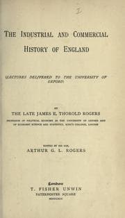 Tapa de The industrial and commercial history of England (Lectures to the University of Oxford)