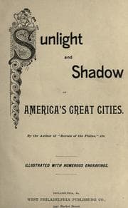Tapa de Sunlight and shadow of America's great cities