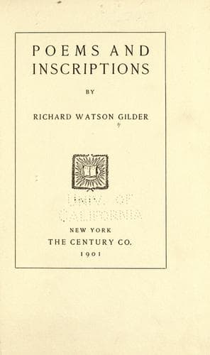 Tapa de Poems and inscriptions