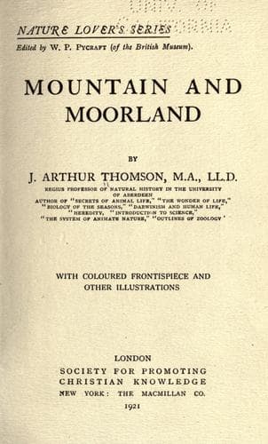 Tapa de Mountain and moorland