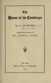 Tapa de The house of the Combrays