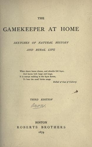 Tapa de The gamekeeper at home