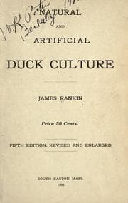 Tapa de Natural and artificial duck culture