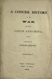 Tapa de A Concise history of the war between Japan and China
