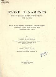 Tapa de Stone ornaments used by Indians in the United States and Canada