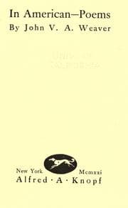 Tapa de In American--poems