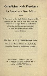 Tapa de Catholicism with freedom