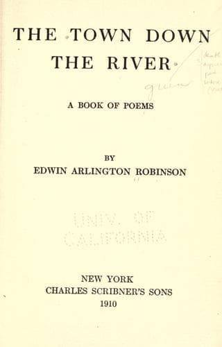 Tapa de The town down the river