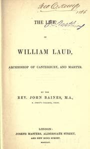 Tapa de The life of William Laud, Archbishop of Canterbury, and martyr