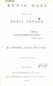 Tapa de Runic odes from the Norse tongue