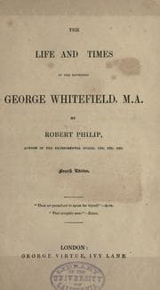 Tapa de The life and times of the Reverend George Whitefield