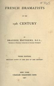 Tapa de French dramatists of the 19th century