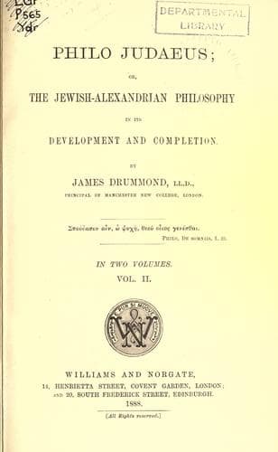 Tapa de Philo Judaeus