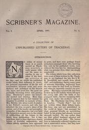 Tapa de A collection of unpublished letters of Thackeray