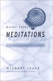 Tapa de Moral tales and meditations