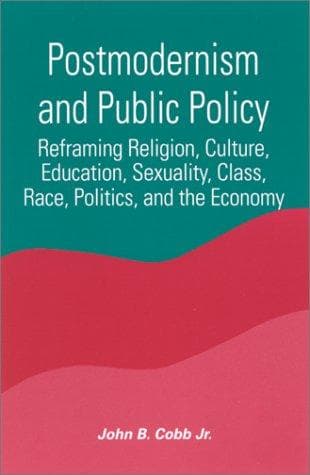 Tapa de Postmodernism and Public Policy