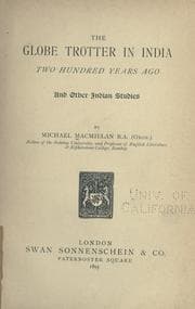Tapa de The globe trotter in India two hundred years ago