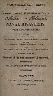 Tapa de Remarkable shipwrecks