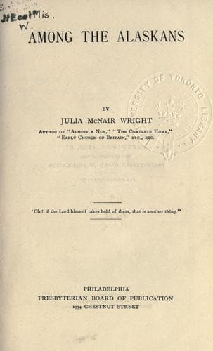 Tapa de Among the Alaskans