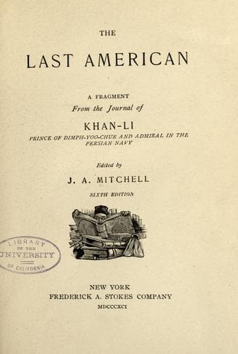 Tapa de The last American
