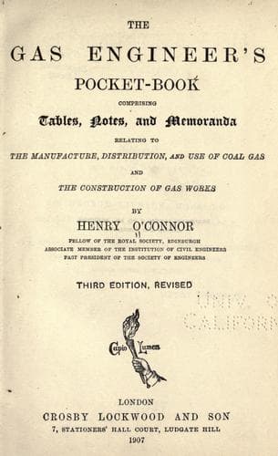 Tapa de The Gas Engineer's Pocket-book