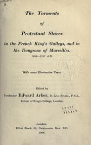 Tapa de The torments of Protestant slaves in the French King's Galleys