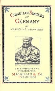 Tapa de Christian singers of Germany