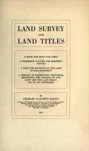 Tapa de Land survey and land titles