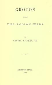 Tapa de Groton during the Indian wars