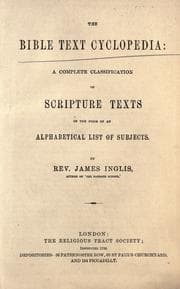 Tapa de The Bible text cyclopedia