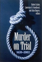 Tapa de Murder on Trial