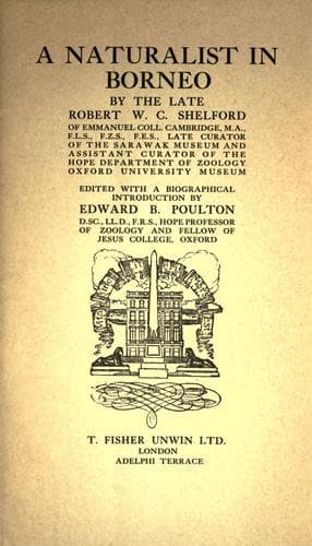 Tapa de A naturalist in Borneo