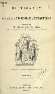 Tapa de A dictionary of Greek and Roman antiquities