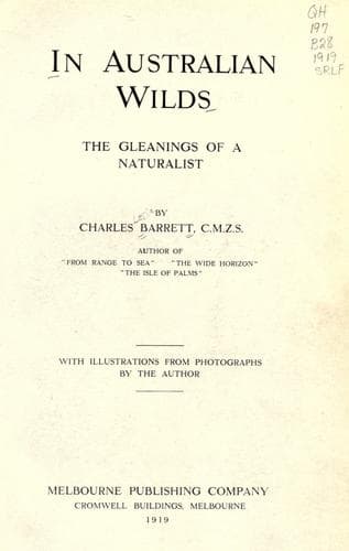 Tapa de In Australian wilds
